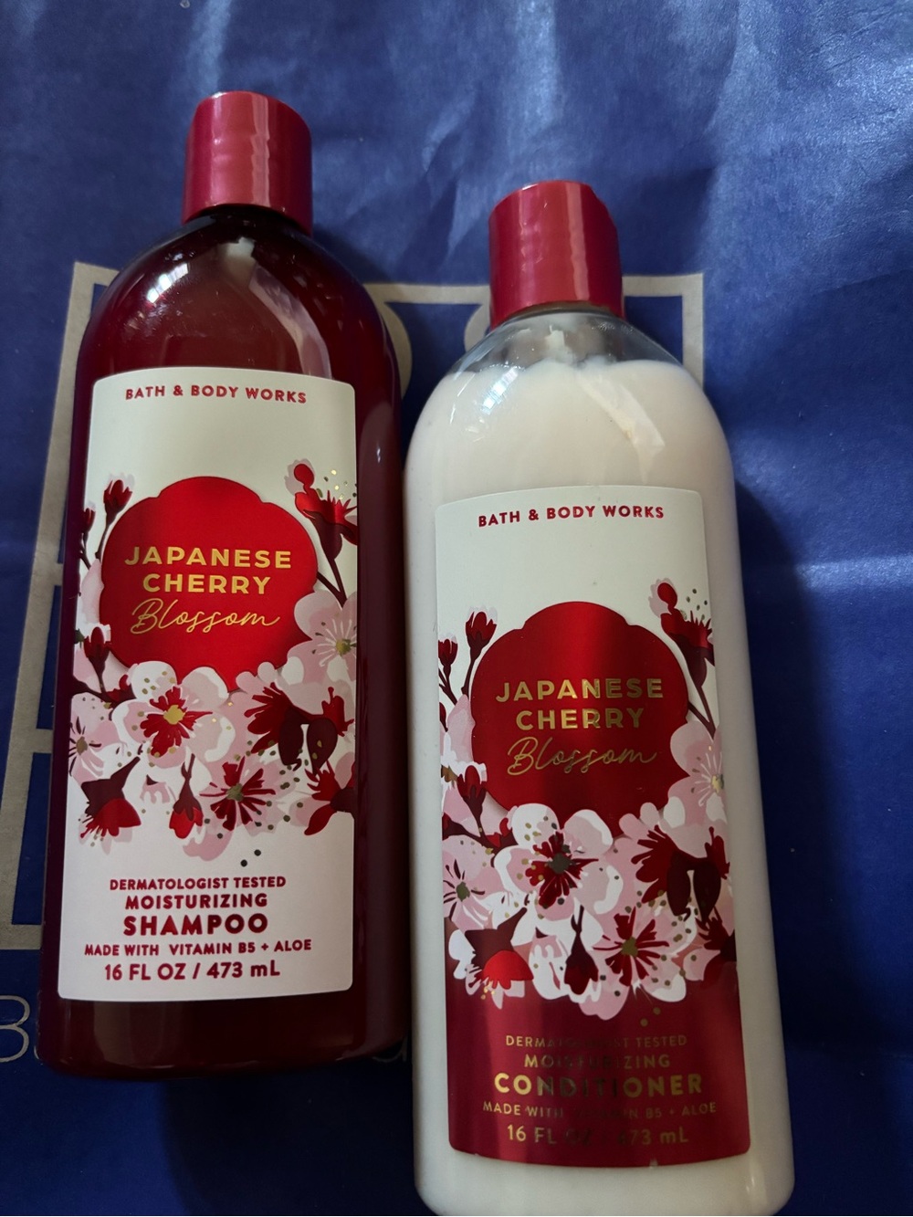 Bath & Body Works Japanese Cherry Blossom hair set